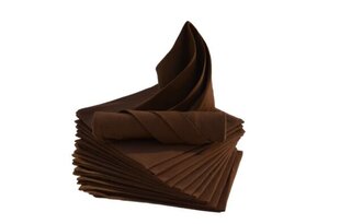 Kokvilnas servēšanas salvete Chocolate 44x44cm cena un informācija | Galdauti, salvetes | 220.lv