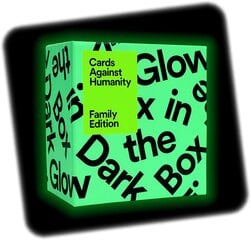 Cards Against Humanity – Family Edition: Glow In The Dark Box cena un informācija | Galda spēles | 220.lv