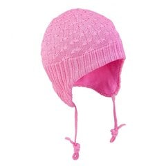 Хлопчатобумажная шапка TuTu для весны и осени, розовая цена и информация | Шапки, перчатки, шарфики для новорожденных | 220.lv