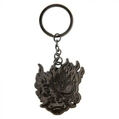 Cyberpunk 2077 Chrome Demon Metal Keychain Chrome cena un informācija | Datorspēļu suvenīri | 220.lv