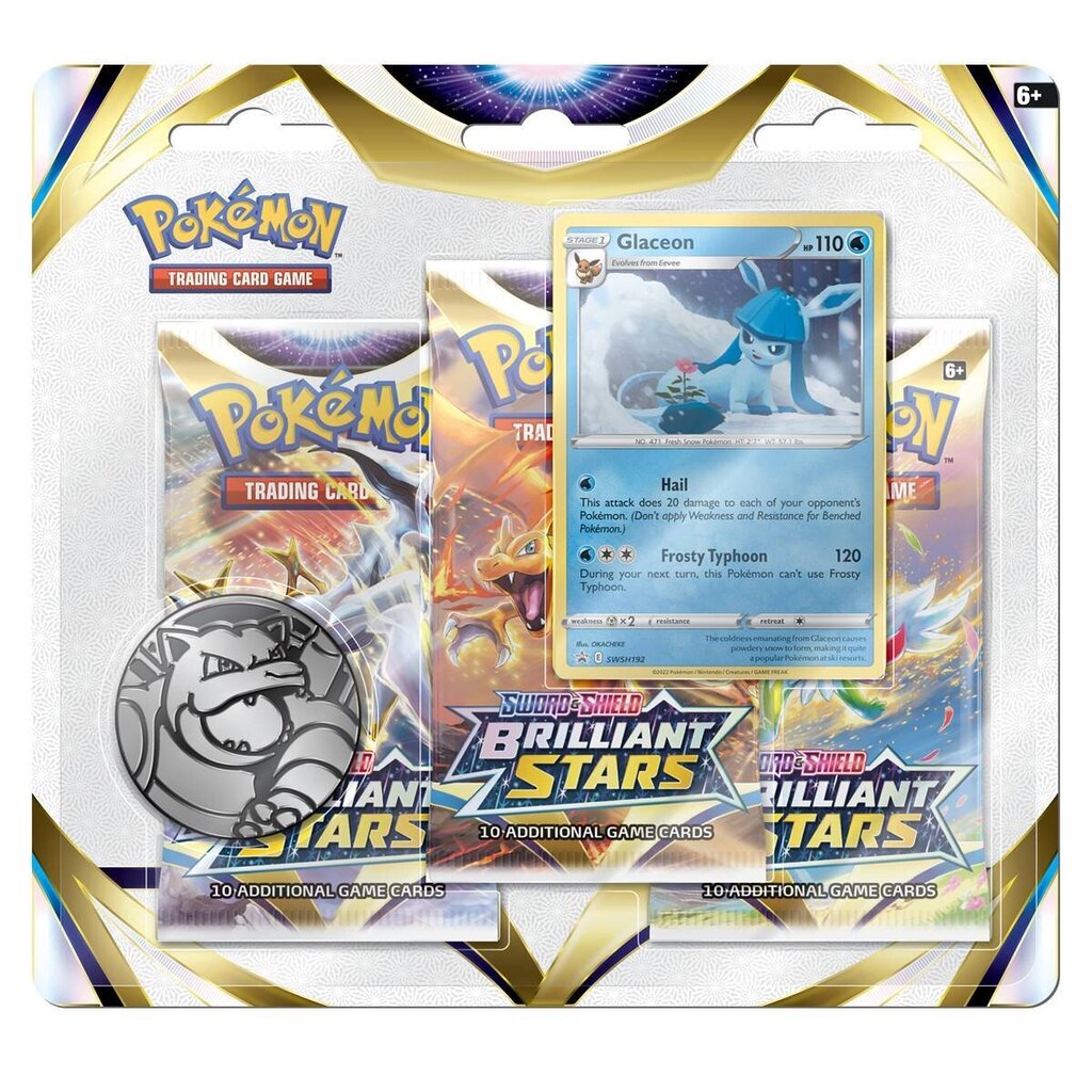 Pokemon Trading Card Game Sword & Shield 9 Brilliant Stars Booster cena un informācija | Datorspēļu suvenīri | 220.lv