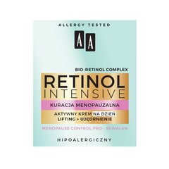 Крем-лифтинг для лица AA Retinol Intensive 50 мл цена и информация | Наносите на чистую кожу лица. Подержите около 10-15 минут и смойте водой. | 220.lv