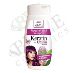 Восстанавливающий шампунь Keratin Bione Cosmetics, 260 мл цена и информация | Шампуни | 220.lv