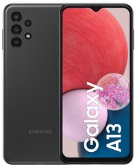 Samsung Galaxy A13 4/64GB, Dual SIM, SM-A135FZKVEUB Black цена и информация | Мобильные телефоны | 220.lv