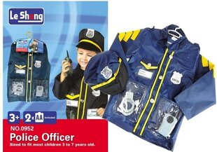 Детская форма полицейского, синяя цена и информация | Карнавальные костюмы, парики и маски | 220.lv