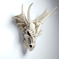 Dekors - Dragon Skull cena un informācija | Interjera priekšmeti | 220.lv