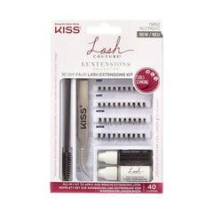 Kiss My Face Lash Couture LuXtension Cluster Kit - Kit for applying false eyelashes цена и информация | Накладные ресницы, керлеры | 220.lv