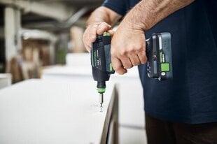 Аккумуляторная дрель-шуруповёрт Festool T 18+3 HPC 4,0 I-Set 576989 цена и информация | Шуруповерты, дрели | 220.lv