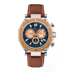 Pulkstenis vīriešiem GC Watches X10005G7S (Ø 45 mm) S0352263 cena un informācija | Vīriešu pulksteņi | 220.lv