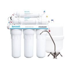 Ecosoft Standart reversās osmozes filtrs ar mineralizatoru цена и информация | Фильтры для воды, чистящие устройства | 220.lv