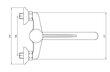 Sienas virtuves jaucējkrāns Deante Joko BOJ_080C, Chrome цена и информация | Ūdens maisītāji virtuvei | 220.lv