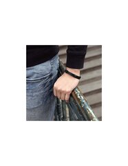 Troli Черный кожаный браслет для мужчин Leather VPH1310 цена и информация | Мужские украшения | 220.lv