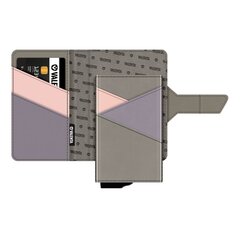 Кошелек для карт + кошелек, два в одном, серый цена и информация | Мужские кошельки | 220.lv