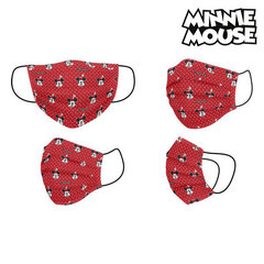 Higiēniska Sejas Maska Minnie Mouse Bērnu Sarkans cena un informācija | Pirmā palīdzība | 220.lv
