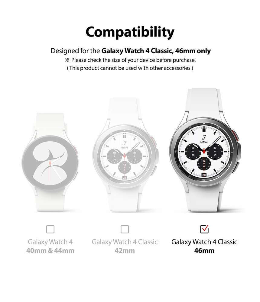 Ringke IDGL rūdīts stikls Samsung Galaxy Watch 4 - 46 mm, 4 gab. cena un informācija | Ekrāna aizsargstikli | 220.lv