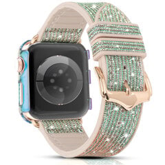 Браслет для часов Kingxbar Apple Watch 7 / 6 / SE / 5 / 4 / 3 / 2 - 45 мм / 44 мм / 42 мм, серебристый цена и информация | Аксессуары для смарт-часов и браслетов | 220.lv