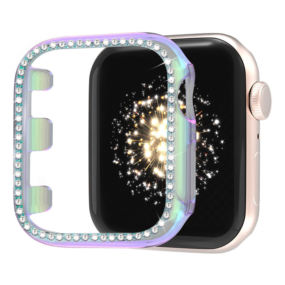 Kingxbar pulksteņa aproce Apple Watch 7 / 6 / SE / 5 / 4 / 3 / 2 - 45 mm / 44 mm / 42 mm, sudraba cena un informācija | Viedpulksteņu un viedo aproču aksesuāri | 220.lv