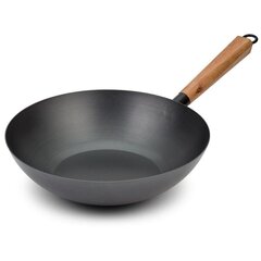 TĒRAUDA WOK FRITEER KANTOŃSKI CHIŃSKI 30cm cena un informācija | Pannas | 220.lv