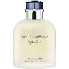 Tualetes ūdens vīriešiem Light Blue Homme Dolce & Gabbana EDT: Tilpums - 125 ml цена и информация | Мужские духи | 220.lv