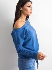 Женская хлопковая блуза, синяя цена и информация | Женские блузки, рубашки | 220.lv