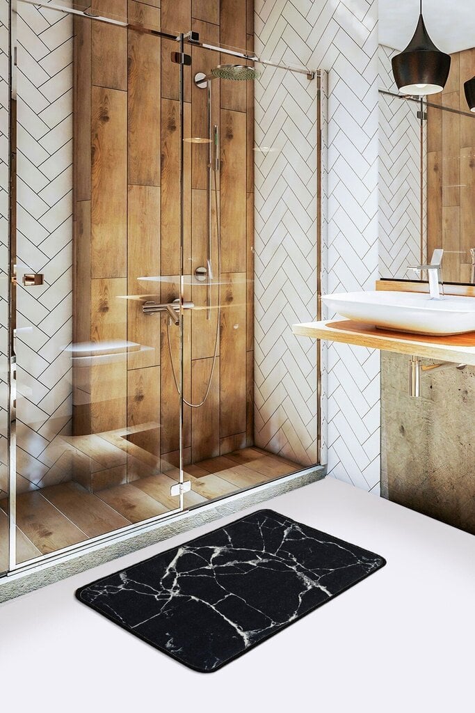 Asir vannas paklājiņš Marble, 40x60 cm cena un informācija | Vannas istabas aksesuāri | 220.lv