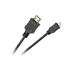 HDMI-кабель microHDMI, 1,8 м цена и информация | Кабели и провода | 220.lv