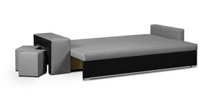 Dīvāns Bellezza Dakota, melns/pelēks cena un informācija | Dīvāni | 220.lv