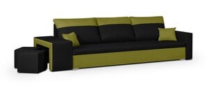 Dīvāns Bellezza Dakota, zaļš/melns цена и информация | Диваны | 220.lv