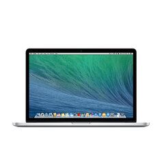 MacBook Pro 2015 Retina 15" - Core i7 2.2GHz / 16GB / 256GB SSD / SWE / Silver (lietots, stāvoklis A) cena un informācija | Portatīvie datori | 220.lv