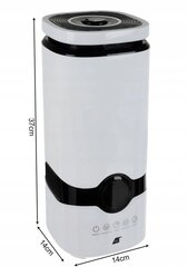 Ultraskaņas gaisa mitrinātājs Malatec 28 W balts cena un informācija | Gaisa mitrinātāji | 220.lv