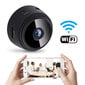 Mini bezvadu novērošanas kamera WIFI Full HD cena un informācija | Novērošanas kameras | 220.lv