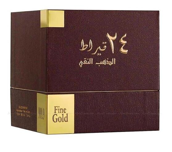 Tualetes ūdens 24 Carat Pure Gold no Lattafa EDT vīriešiem, 100 ml cena un informācija | Vīriešu smaržas | 220.lv