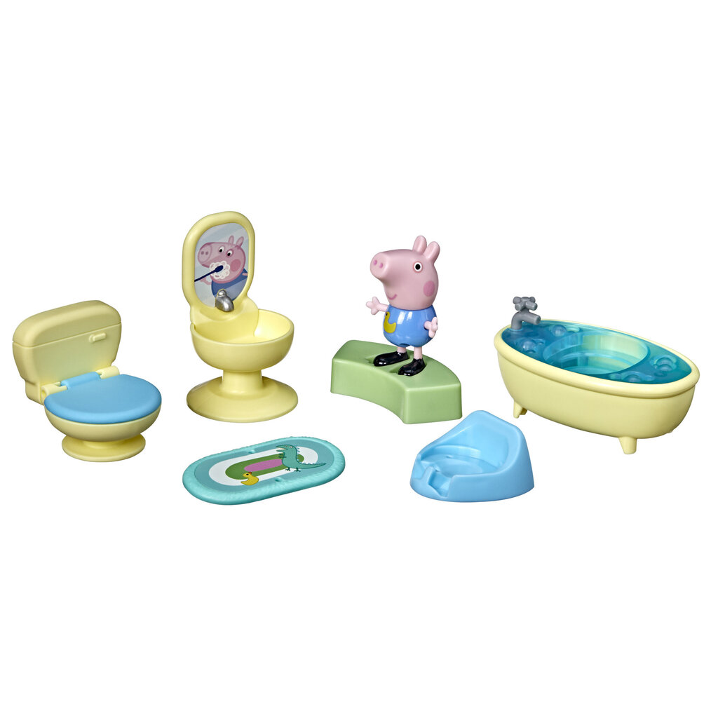 PEPPA PIG Rotaļu komplekts "Mazās istabas" цена и информация | Rotaļlietas meitenēm | 220.lv