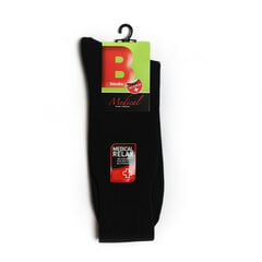 Мужские классические носки без резинки Bisoks 12321 black цена и информация | Мужские носки | 220.lv