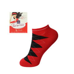 Женские короткие носки Favorite 22040 red цена и информация | Женские носки | 220.lv