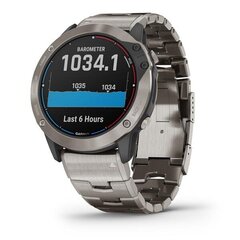 Garmin quatix® 6X Solar Titanium cena un informācija | Viedpulksteņi (smartwatch) | 220.lv