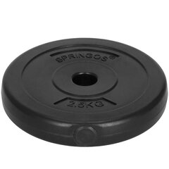 Svara disks Springos FA1504 2.5 kg cena un informācija | Hanteles, svaru stieņi un diski | 220.lv