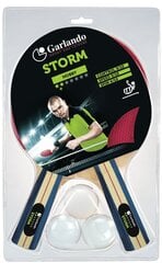 Galda tenisa kompl. GARLANDO Storm 2C4-5 ITTF apstiprināts cena un informācija | Galda tenisa raketes, somas un komplekti | 220.lv