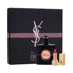 Yves Saint Laurent Black Opium - EDP 50 ml + lipstick 1.4 ml цена и информация | Женские духи | 220.lv