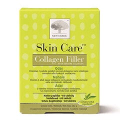 Skin Care Collagen Filler tab.N60 cena un informācija | New Nordic Aizsardzības, dezinfekcijas, medicīnas preces | 220.lv