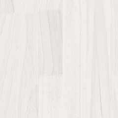 vidaXL skapītis, balts, 60x36x84 cm, priedes masīvkoks цена и информация | Шкафчики в гостиную | 220.lv