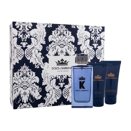 Dolce & Gabbana K By Dolce & Gabbana - EDT 100 ml + shower gel 50 ml + aftershave 50 ml cena un informācija | Vīriešu smaržas | 220.lv