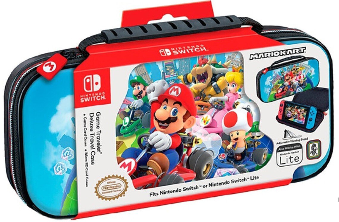 Чехол Game Traveler Deluxe Travel Case Mario Kart цена | 220.lv