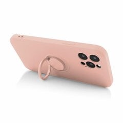 Mocco Pastel Ring Silicone Back чехол Силиконовый чехол для Samsung Galaxy S22 Ultra 5G Розовый цена и информация | Чехлы для телефонов | 220.lv