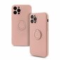 Mocco Pastel Ring Silicone Back Case Aizmugurējais Silikona vāciņš paredzēts Samsung Galaxy S22 Ultra 5G, Rozā цена и информация | Telefonu vāciņi, maciņi | 220.lv