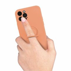 Mocco Pastel Ring Silicone Back Case Aizmugurējais Silikona vāciņš paredzēts Samsung Galaxy S22 Plus 5G, Oranžs cena un informācija | Telefonu vāciņi, maciņi | 220.lv