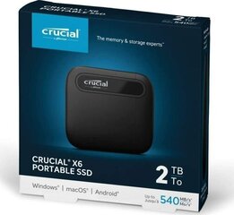 Crucial CT2000X6SSD9 цена и информация | Внутренние жёсткие диски (HDD, SSD, Hybrid) | 220.lv