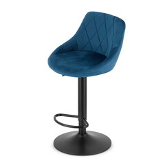 Bāra-pusbāra krēsls Kast, gobelēns, zils cena un informācija | Virtuves un ēdamistabas krēsli | 220.lv