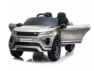 Vienvietīgs Land Rover, Range Rover Evoque 12v ar mūzikas moduli, Pelēks lakots cena un informācija | Bērnu elektroauto | 220.lv