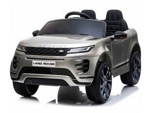 Vienvietīgs Land Rover, Range Rover Evoque 12v ar mūzikas moduli, Pelēks lakots цена и информация | Электромобили для детей | 220.lv